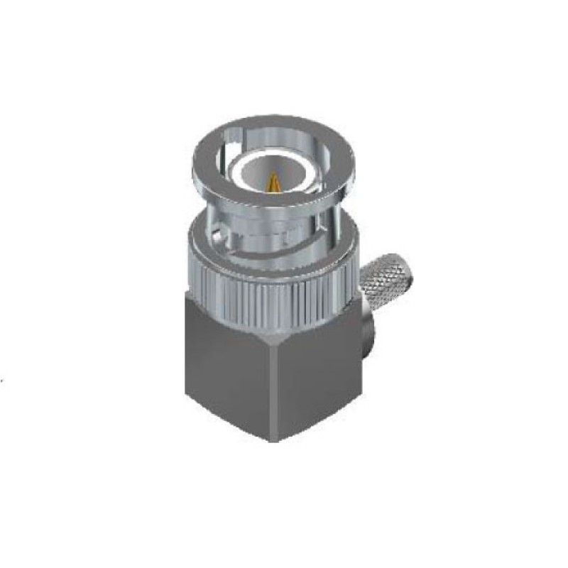 XBT1072NGBA Right Angled BNC Bulkhead Cable Mounted Socket